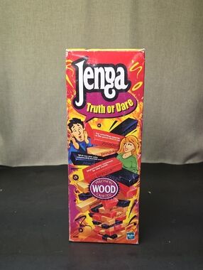 Jenga Truth or Dare Precision Wood Crafted Blocks by Hasbro  COMPLETE